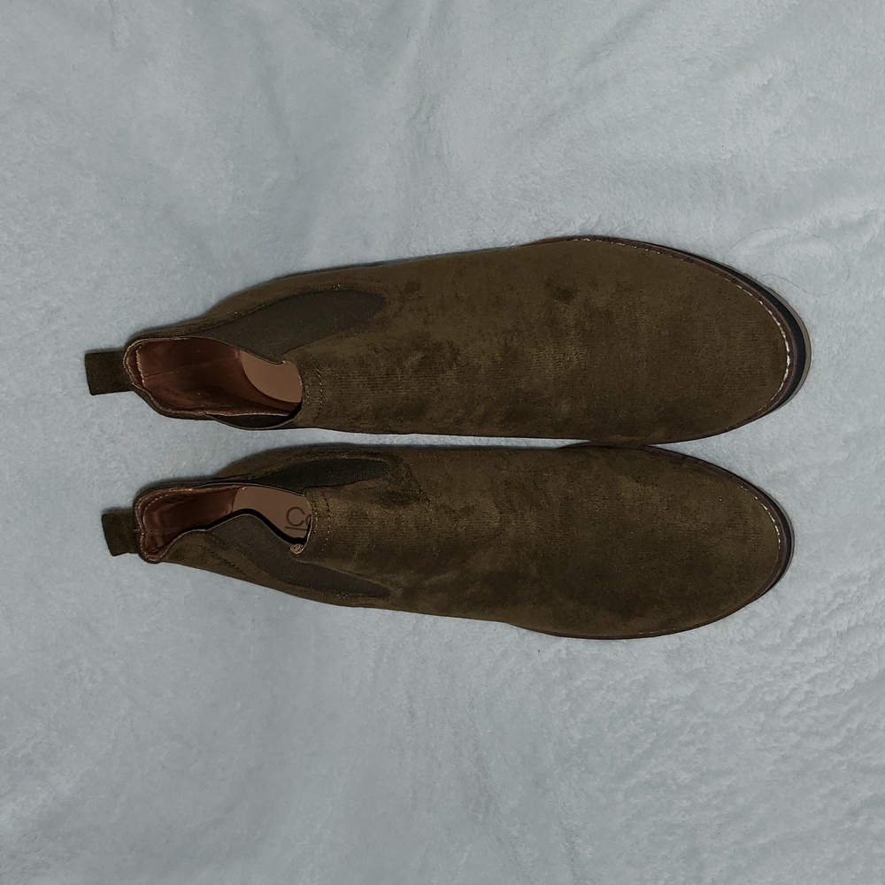 Corkys Love You a Latte Platform Booties Size 11